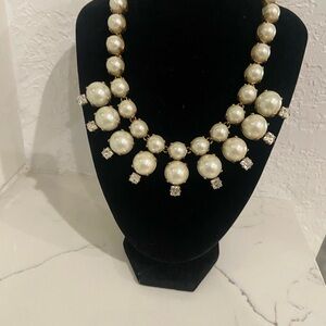 J Crew statement pearl necklace